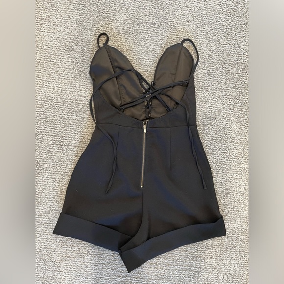❌SOLD❌ Black Playsuit - Picture 4 of 5